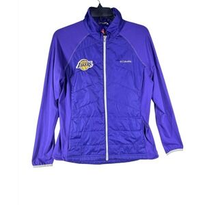 Columbia Los Angeles Lakers Omni-Heat Full Zip Jacket Purple Womens‎ Large NBA